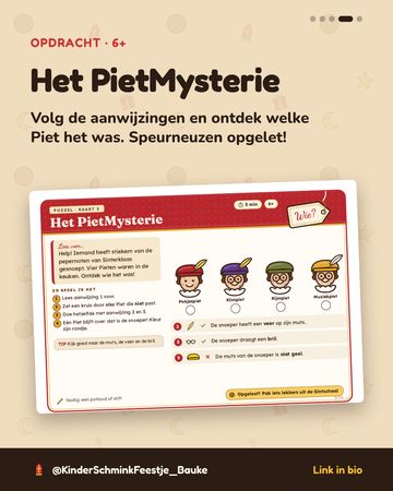 Opdrachtkaart uit de 6+ versie